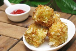 Đậu phụ chiên cốm