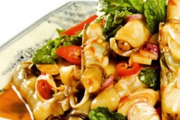 Ốc móng tay trộn chua cay