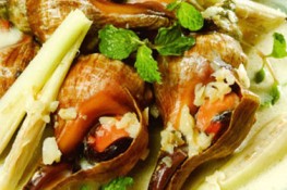 Ốc đỏ nấu sữa