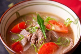 Canh thịt nấu chua