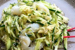 Đầu tuần đổi bữa với Dưa chuột trộn bún