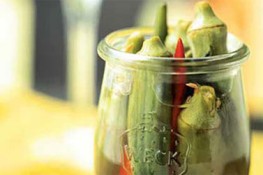 Đậu bắp muối chua