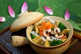 Đậu hũ hải sản chay ngon, lạ miệng