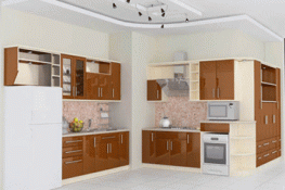 Sắc màu cho phòng bếp ấn tượng