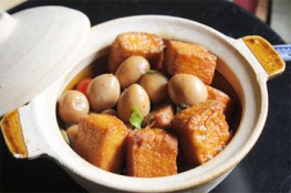 Đổi món với đậu phụ kho trứng cút thơm ngon