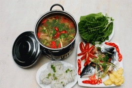 Lẩu đầu cá hồi thơm ngon ngày cuối tuần