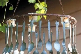 Làm đẹp nhà bếp bằng nĩa ăn