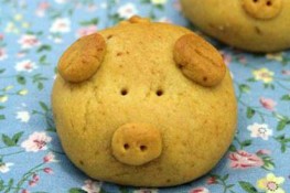 Bánh nướng heo con dễ thương cho bé