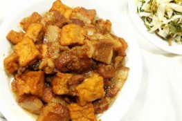 Thịt đậu kho tương bần