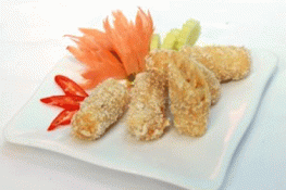 Chả giò trái cây