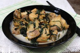 Thịt ba chỉ xào lá lốt