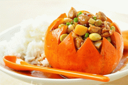Tự làm món gà hấp bí ngô tặng chị em ngày 20/10