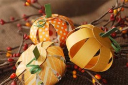 Làm bí ngô giấy cho ngày lễ Halloween