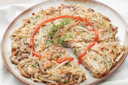 Chả khoai môn thì là