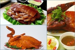 Những món vịt quay nổi tiếng thế giới