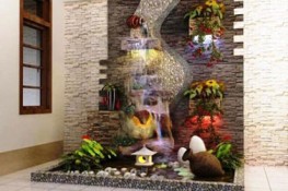 Trang trí tường với tranh đá