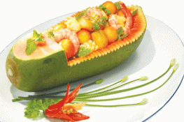 Cuối tuần đổi món cho cả nhà với gỏi hải sản phương Đông