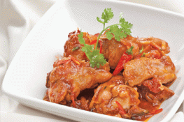 Lạ miệng với gà rim nước tương cà