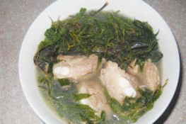 Món ăn ngọt bùi từ lá đinh lăng