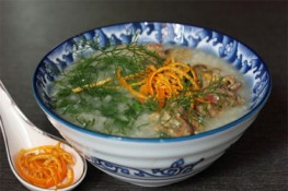 Cháo rươi đỗ xanh cho mùa đông không lạnh