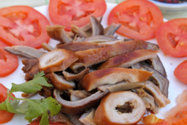 Ngon lạ món dạ dày khìa nước dừa