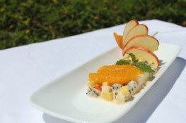 Salad thịt heo trái cây