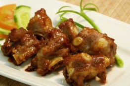 Sườn non kho tiêu