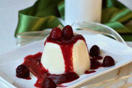 Ngon miệng với panna cotta kiểu Ý