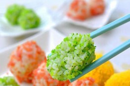 Cách nhuộm màu cơm nắm đơn giản