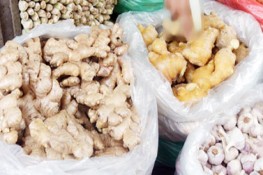 Gừng Trung Quốc ngập tràn Hà Nội
