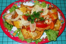 Hoành thánh chiên 