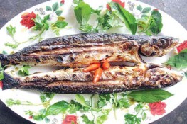 Cá chuồn nướng