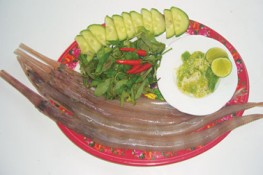 Dân dã cá chìa vôi nướng