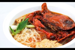 Bún cua lá chanh cho bữa sáng đầu tuần