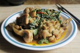 Cách làm món Gà xào húng quế
