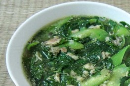 Canh chua mồng tơi nấu rô đồng của mẹ