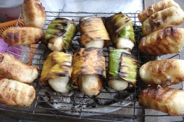 Chuối nếp nướng Việt Nam đến với bạn bè thế giới