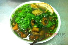 Ăn bánh đa cá Quỳnh Côi ở phố Tuệ Tĩnh 