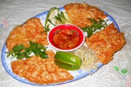 Bánh xèo ruốc