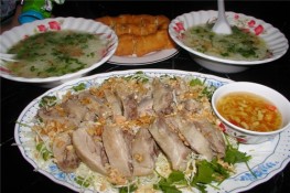Thưởng thức cháo vịt miền Tây mùa con nước