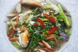 Lạ miệng với canh chua cua biển
