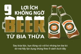 9 cách tận dụng bia thừa không phải ai cũng biết