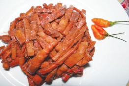 Măng Là A kho mắm ruốc