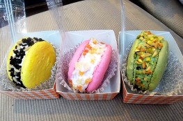 Thưởng thức macaron kem lạnh tại Seoul 