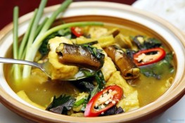 Lươn om chuối đậu ngày mưa	