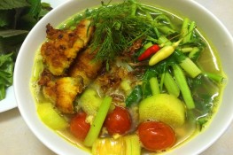 Bún om cá rô Hải Phòng	