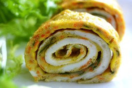 Trứng cuộn cà rốt - món mới "siêu ngon"