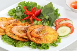 Bánh... tép riu: Chỉ nhà quê mới có