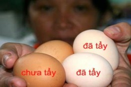 5 mẹo giúp mẹ Việt phân biệt trứng gà tẩy trắng cực chuẩn 