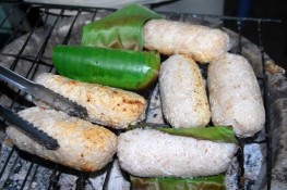 Nhớ hương chuối nướng quê 